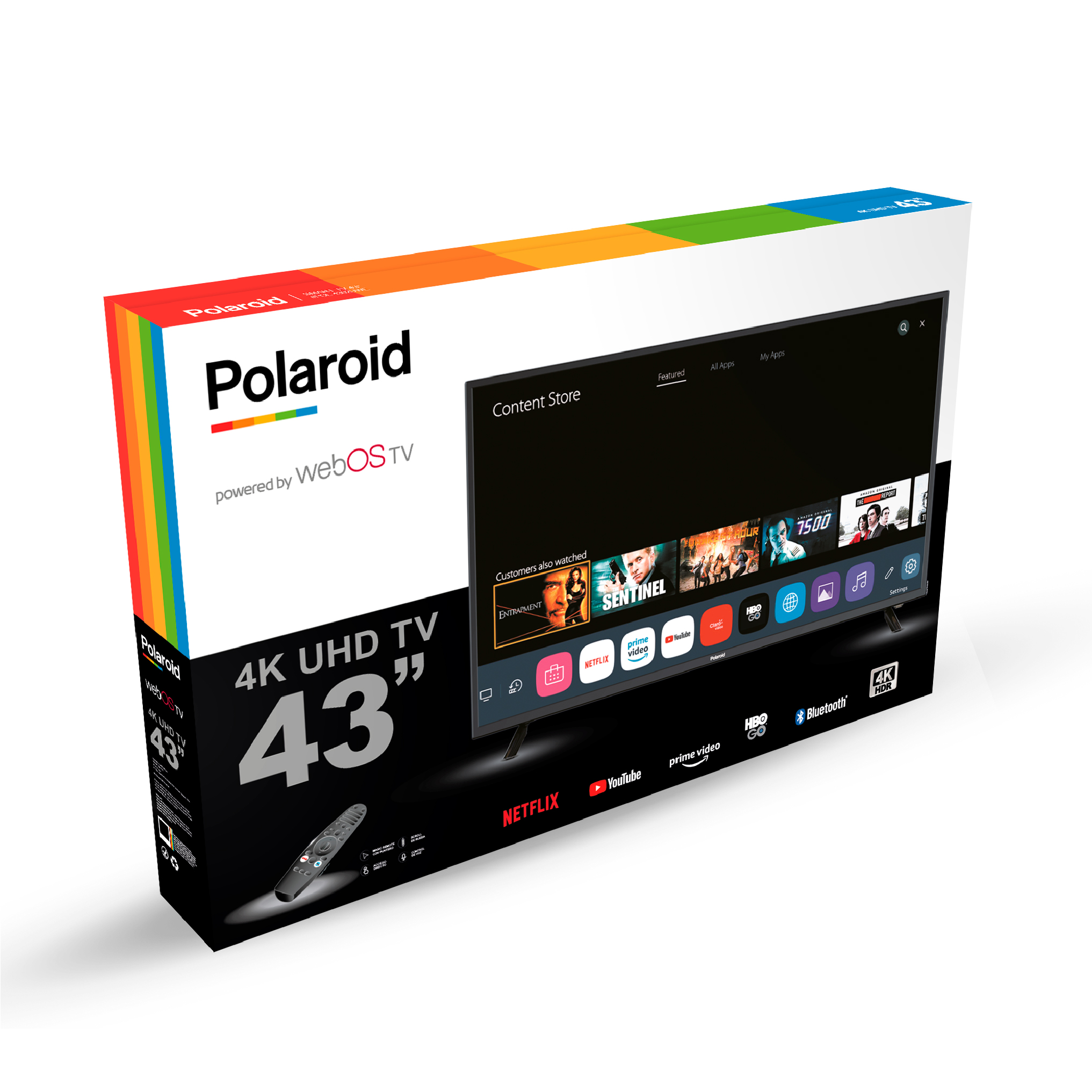 Polaroid 4K UHD Smart webOS 43″ – Polaroid