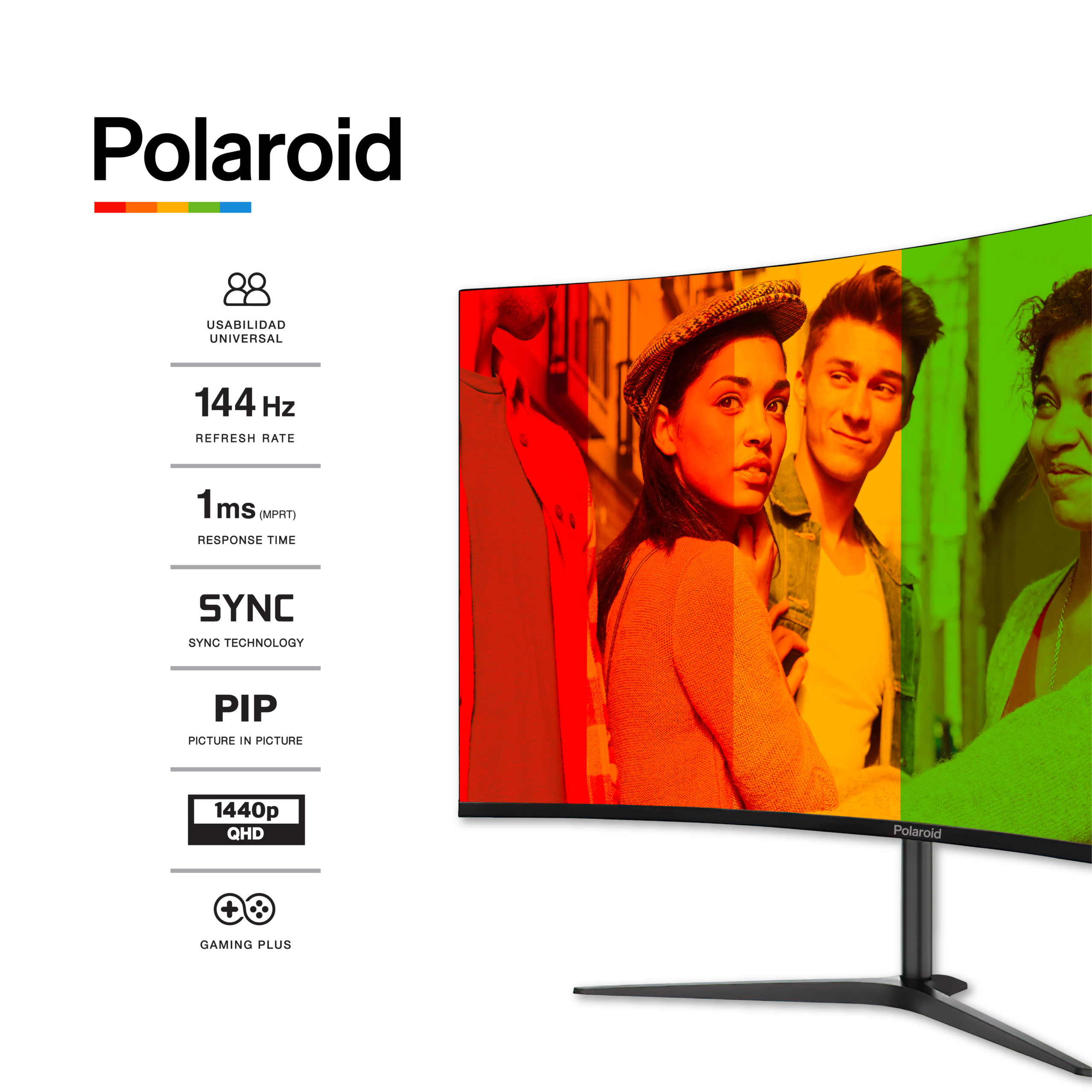 polaroid gaming monitor